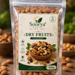 Almond Big Unpolished 500g/ बादाम