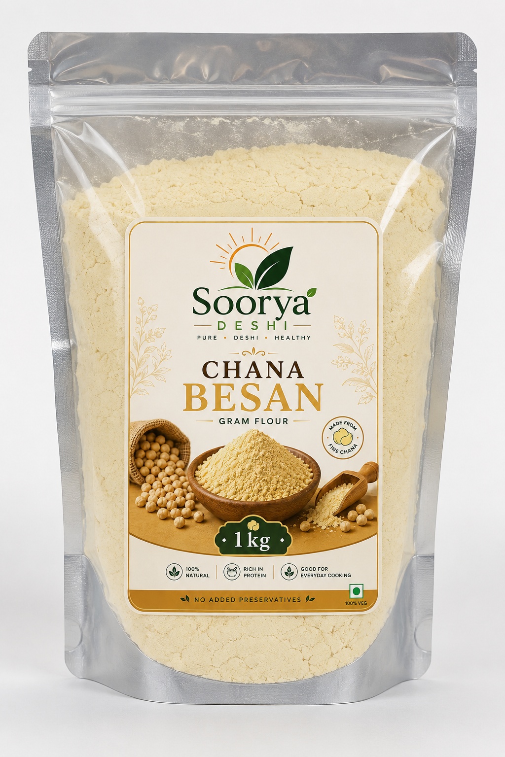 Besan Pure 1 kg/ चना बेसन