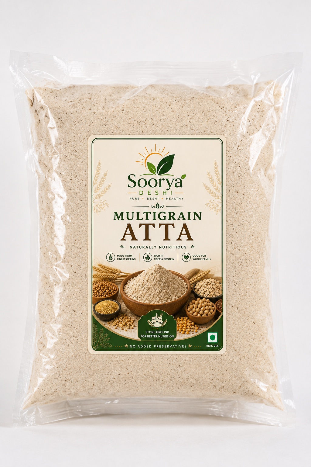 Multigrain Atta 1 kg/ मल्टीग्रेन आटा
