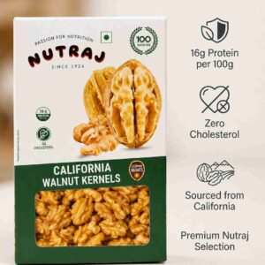 Nutraj Walnut Kernels 250g (अखरोट गिरी)