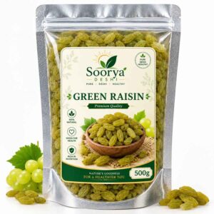 Premium Green Raisins 500g (Kismis, किशमिश)