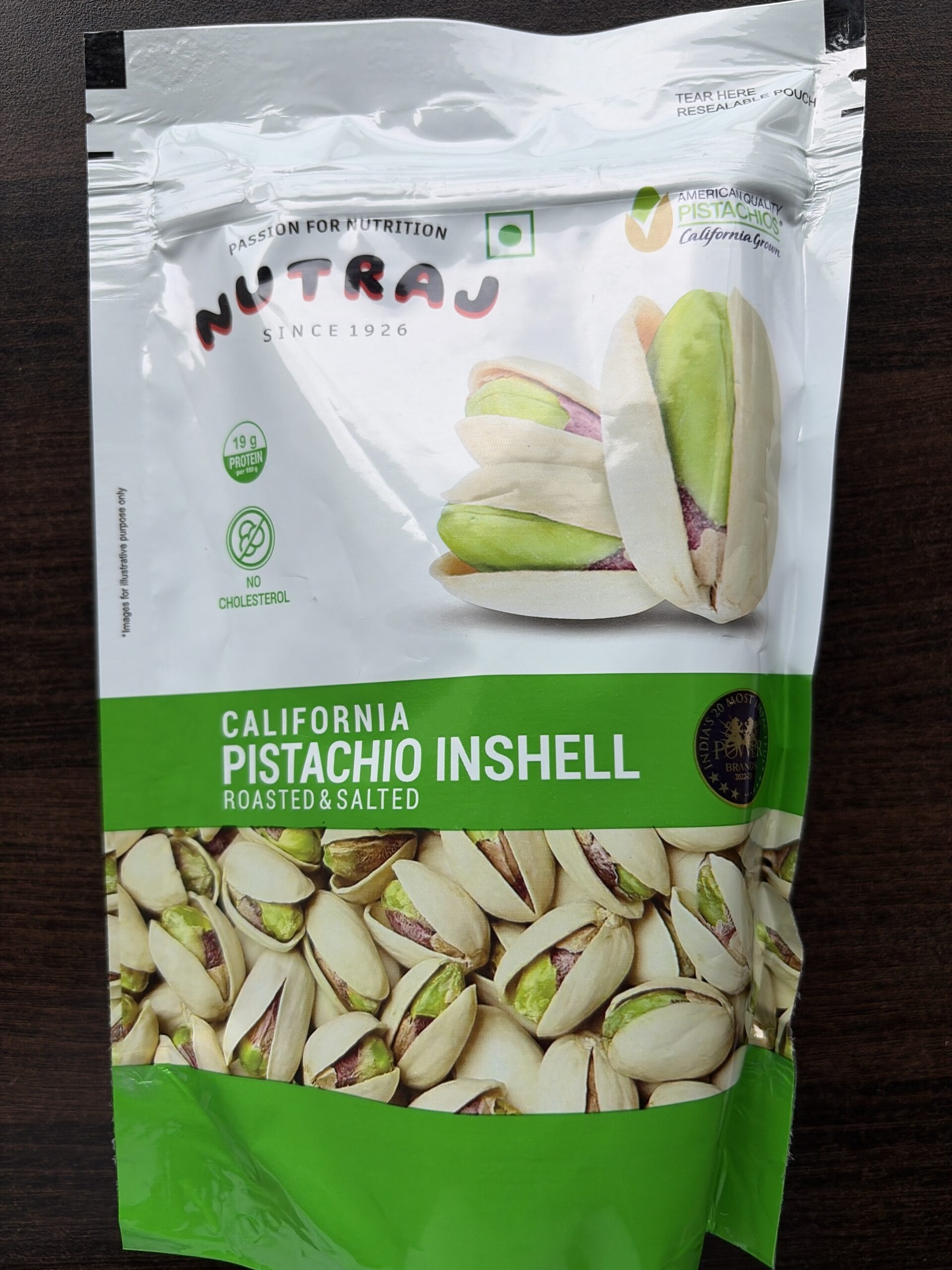 Nutraj Pistachios Salted 200g (पिस्ता नमकीन) - Image 2