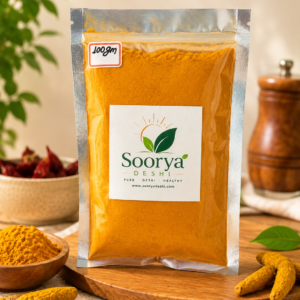 Soorya deshi Turmeric powder (हल्दी पिसी)