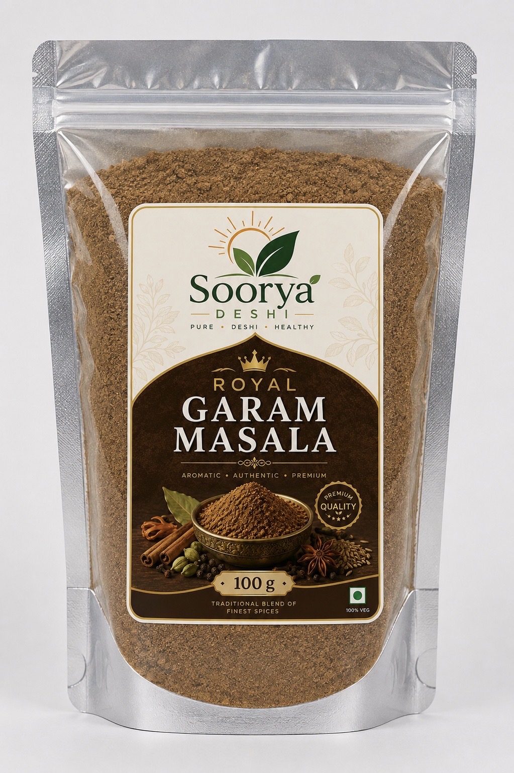 Soorya Deshi Garam masala 100g( गरम मसाला )