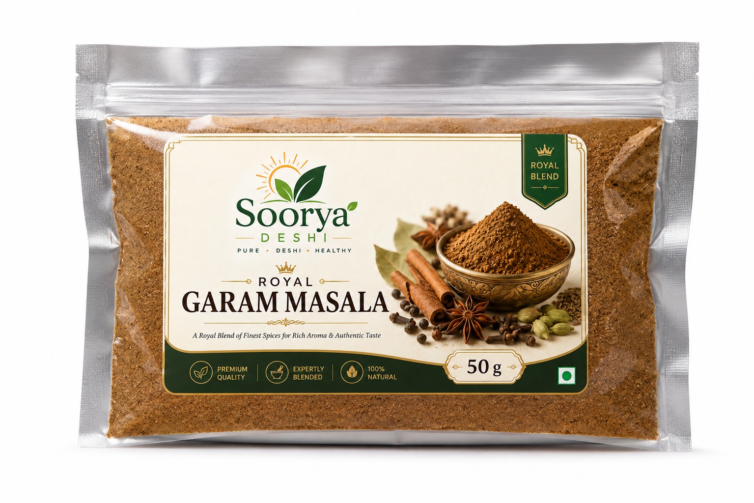 Soorya Deshi Garam masala 50g( गरम मसाला )