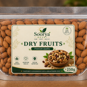 Almond Big Unpolished 250g/ बादाम