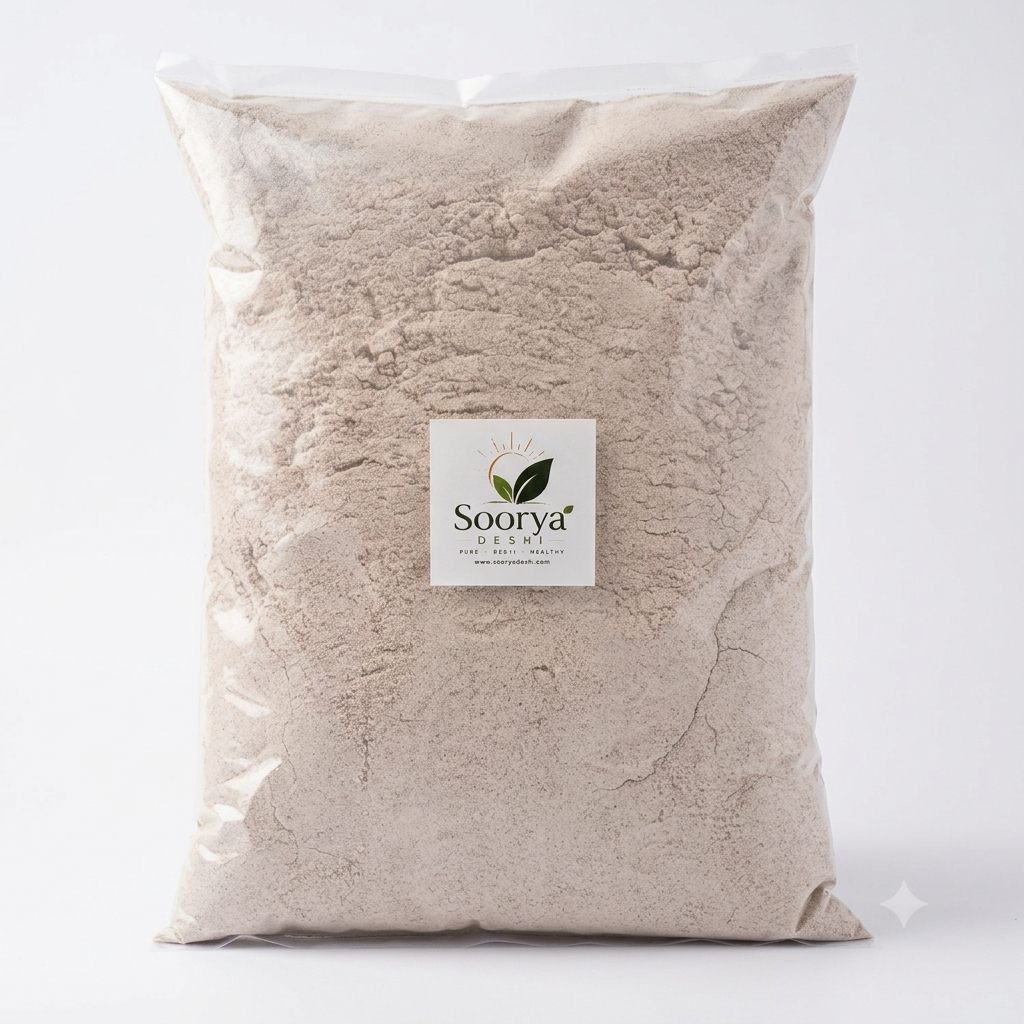 Finger Millet Flour 1kg (Ragi atta, रागी का आटा)