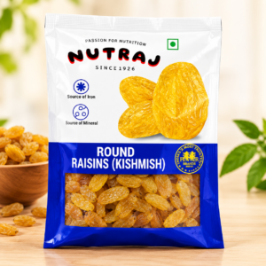 Nutraj Golden Raisin 500g (Kismis, किशमिश)